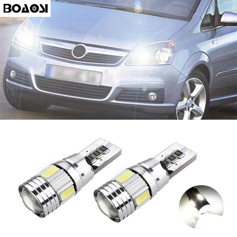 BOAOSI 2x T10 W5W LED Ŭ Ʈ Ŀ   Canbus Error Free For Opel Astra h j g Corsa Zafira Insignia Vectra b c d